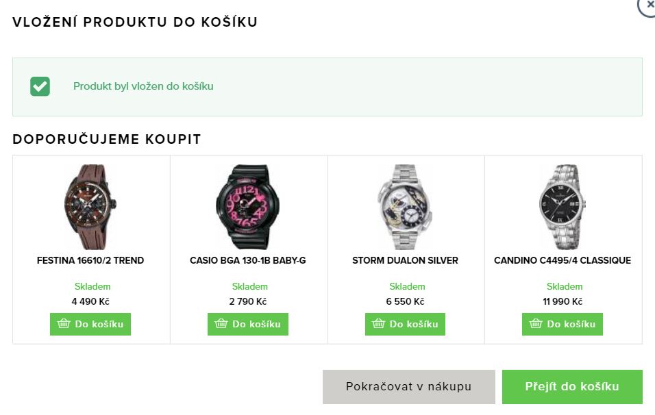 Cross-sale na e-shop platformě na míru Elasti.cr