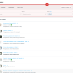 1. Vyfiltrování produktů k exportu