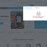 1. Zákazník přejde do prázdého košíku na e-shopu