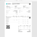 Náhled vygenerovaného PDF dokumentu.